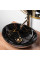 Умивальник (раковина) REA SOFIA BLACK MARBLE SHINY накладний