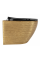 Підвісний унітаз REA CARLO FLAT BRUSHED GOLD BLACK золотий