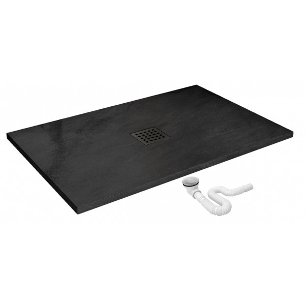 Душовий піддон REA ROCK 90x120 BLACK