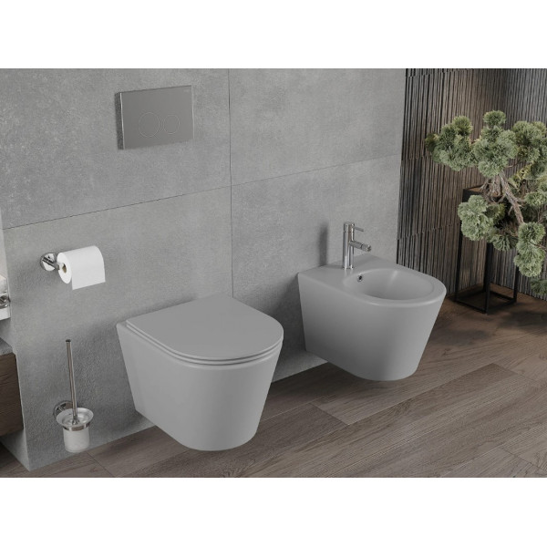 Підвісний унітаз MEXEN RICO LIGHT GREY MATT світло-сірий *