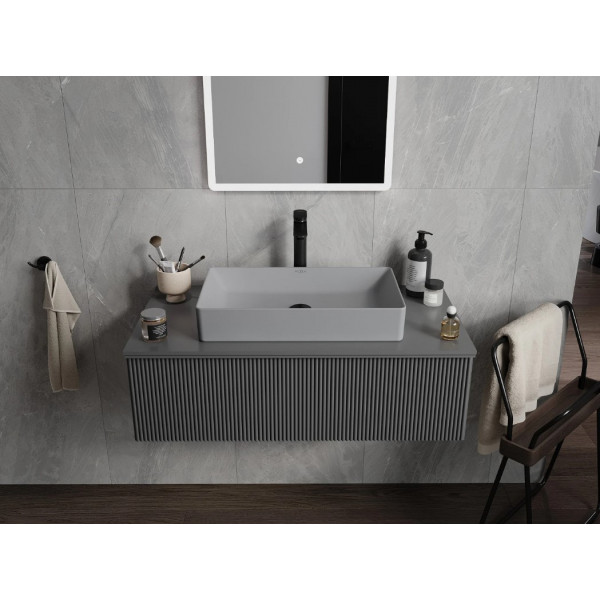 Умивальник (раковина) MEXEN NADIA 60 LIGHT GREY MATT сірий накладний