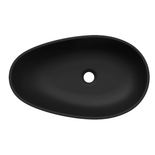 Умивальник (раковина) MEXEN NORA 60 BLACK MATT чорний накладний
