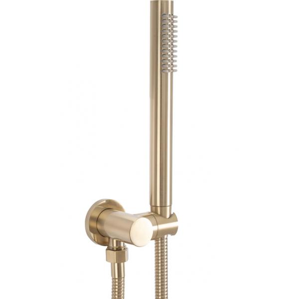 Душова система REA LUNGO BRUSHED GOLD + BOX прихованого монтажу