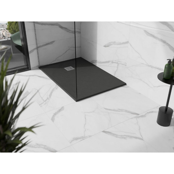 Душовий піддон MEXEN STONE+ 90x80 ANTHRACITE
