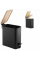 Кошик для сміття YOKA MOBY BLACK BAMBOO 5л. для ванної кімнати