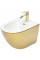 Підвісне біде REA CARLO MINI GOLD WHITE