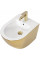 Підвісне біде REA CARLO MINI GOLD WHITE