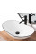 Умивальник (раковина) REA ROYAL WHITE BLACK EDGE накладний *