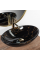 Умивальник (раковина) REA PAMELA BLACK MARBLE SHINY накладний