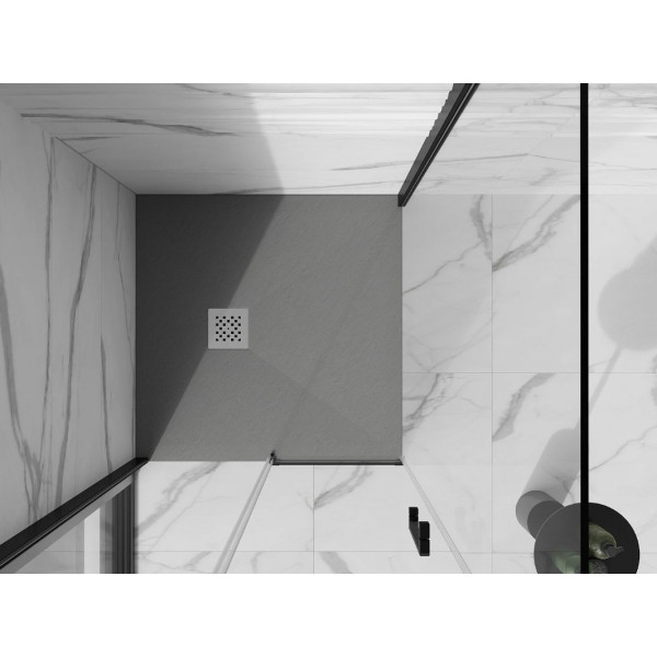 Душовий піддон MEXEN STONE+ 80x80 GREY