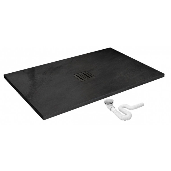 Душовий піддон REA ROCK 80x120 BLACK