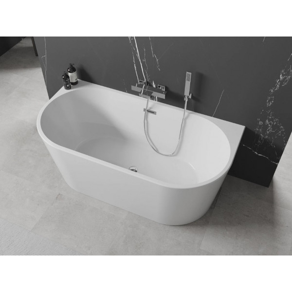 Ванна пристінна MEXEN OVAL 170x80 WHITE акрилова