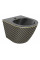 Підвісне біде MEXEN LENA BLACK MATT DIAMOND GOLD