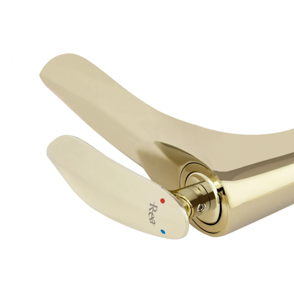 Змішувач для раковини (умивальника) REA ORBIT GOLD золотий *