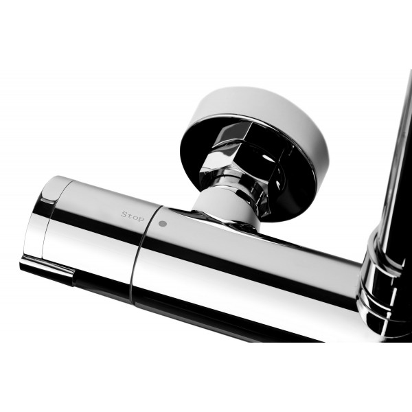 Душовий гарнітур CORSAN LUGO CHROME з термостатом та виливом *