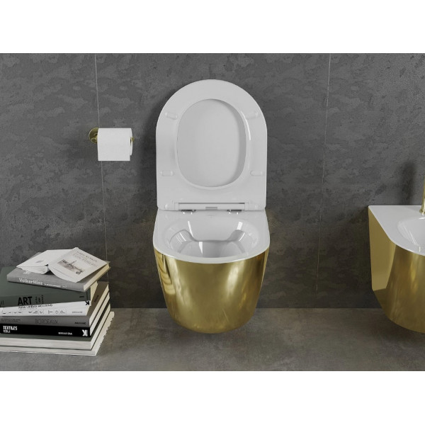 Підвісний унітаз MEXEN LENA WHITE GOLD