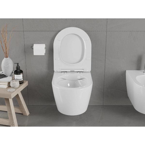Підвісний унітаз MEXEN CARMEN WHITE SUPER SLIM білий