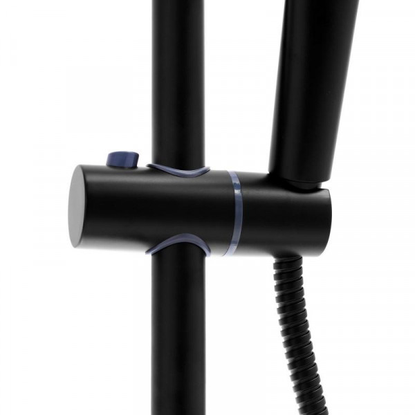 Душовий гарнітур YOKA BERGEN 25 BLACK чорний