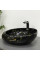 Умивальник (раковина) VBI RICCIA BLACK MARMO GLOSSY накладний