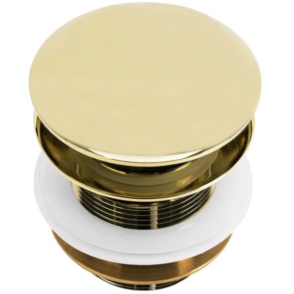Донний клапан для ванни REA CLICK-CLACK GOLD 6 см*