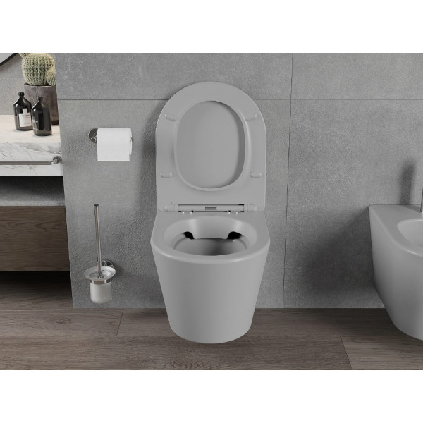 Підвісний унітаз MEXEN RICO LIGHT GREY MATT світло-сірий *