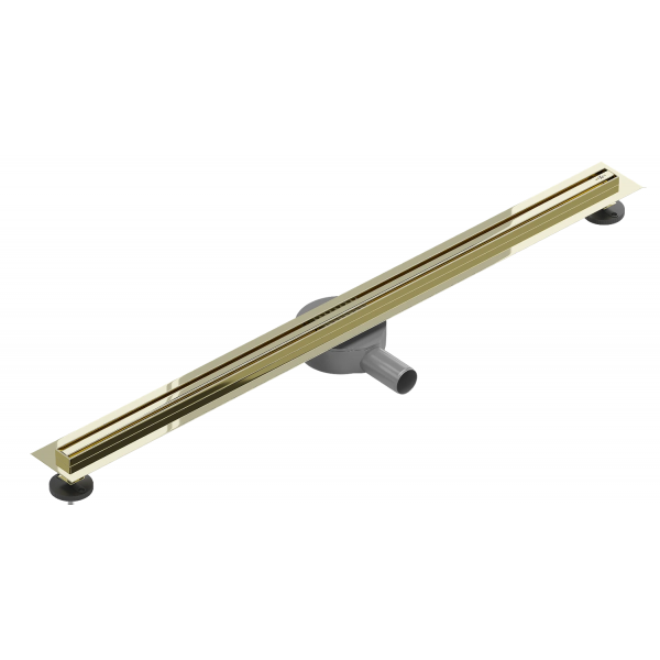 Трап для душу MEXEN FLAT 80 SLIM GOLD 360 ° золотий
