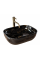 Умивальник (раковина) REA BELINDA BLACK MARBLE SHINY накладний