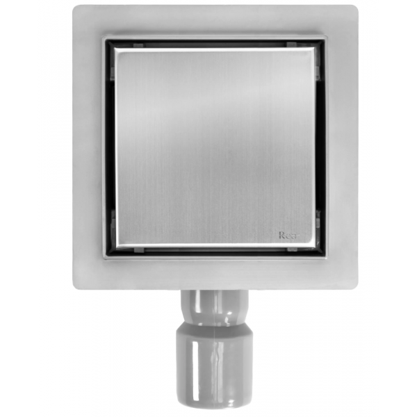 Трап для душу REA NEO 15X15 NICKIEL BRUSHED