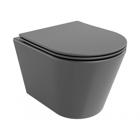 Підвісний унітаз MEXEN RICO DARK GREY MATT сірий