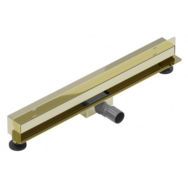 Трап для душу MEXEN FLAT 70 WALL GOLD 2в1 настінний золотий