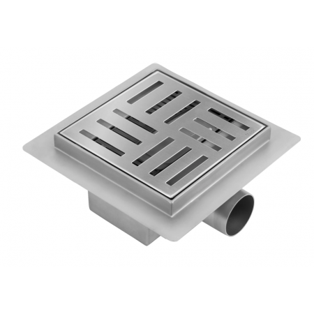 Трап для душу REA CROSS 15x15 NICKIEL BRUSHED