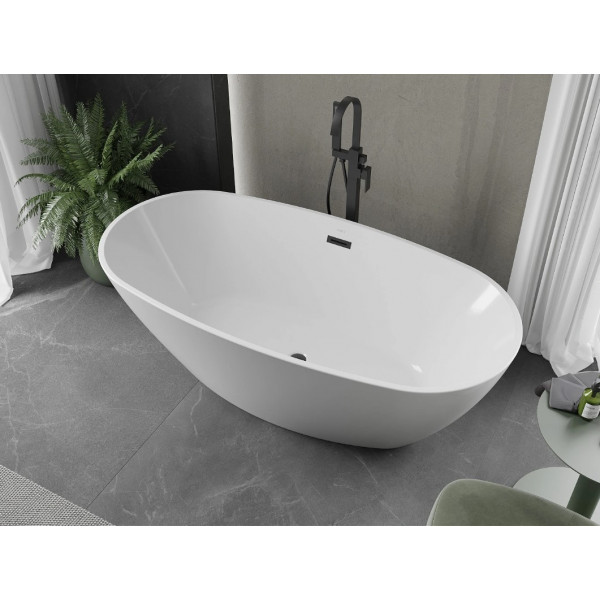 Ванна окрема MEXEN ERIS 170х85 WHITE-B акрилова