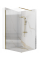 Душова стінка REA AERO 120 INTIMO BRUSHED GOLD