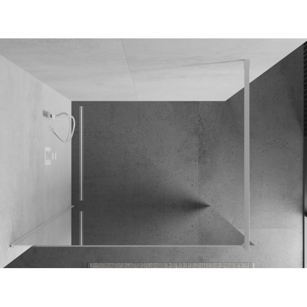 Душова стінка MEXEN KIOTO 110 MIRROR WHITE