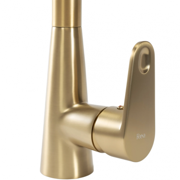 Змішувач для кухні REA MILD BRUSHED GOLD матове золото