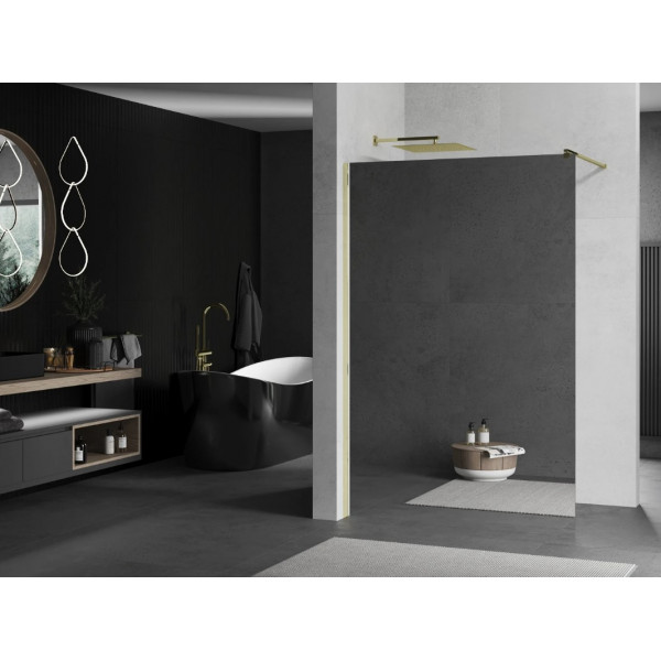 Душова стінка MEXEN KIOTO 70 MIRROR GOLD