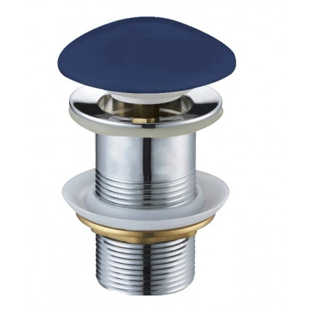Донний клапан для раковини MEXEN CLICK-CLACK NAVY BLUE MATT без переливу *