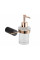 Дозатор рідкого мила MEXEN ARON BLACK ROSE GOLD 180 мл.