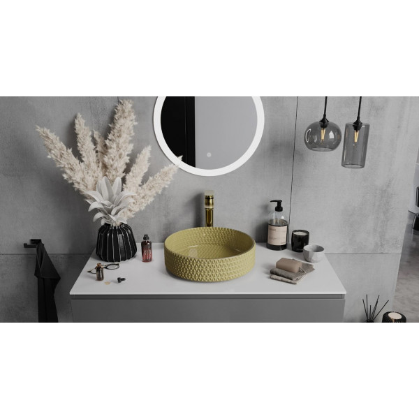 Умивальник (раковина) MEXEN AURA GOLD накладний