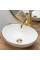 Умивальник (раковина) REA SOFIA WHITE GOLD EDGE накладний