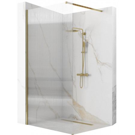 Душова стінка REA AERO 90 INTIMO BRUSHED GOLD