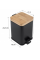 Кошик для сміття YOKA SIDO BLACK BAMBOO 3л. для ванної кімнати