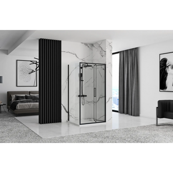 Душова кабіна REA RAPID FOLD 80x80 BLACK