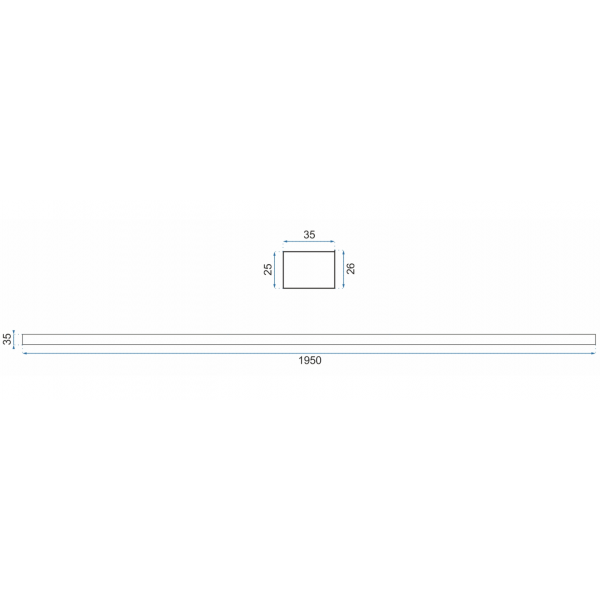 Розширювальний профіль REA RAPID/FARGO/SOLAR CHROME хром