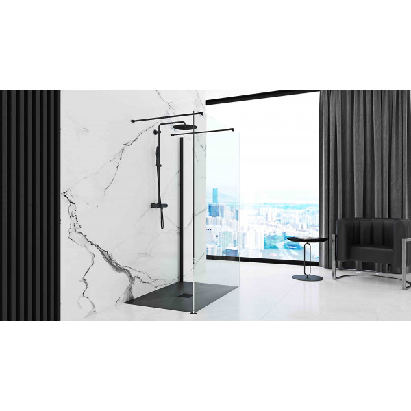 Душовий піддон REA ROCK 80x120 BLACK