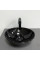 Умивальник (раковина) VBI PARMA BLACK MARMO GLOSSY накладний