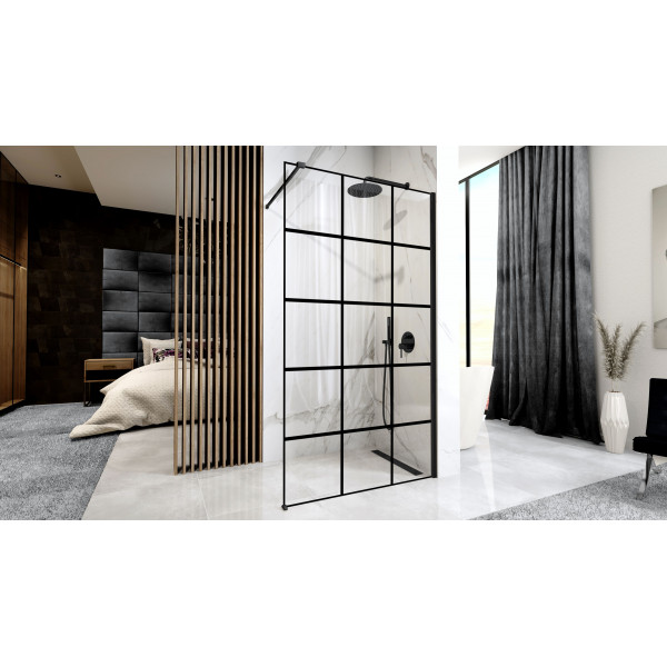 Душова стінка REA BLER-1 120 BLACK *