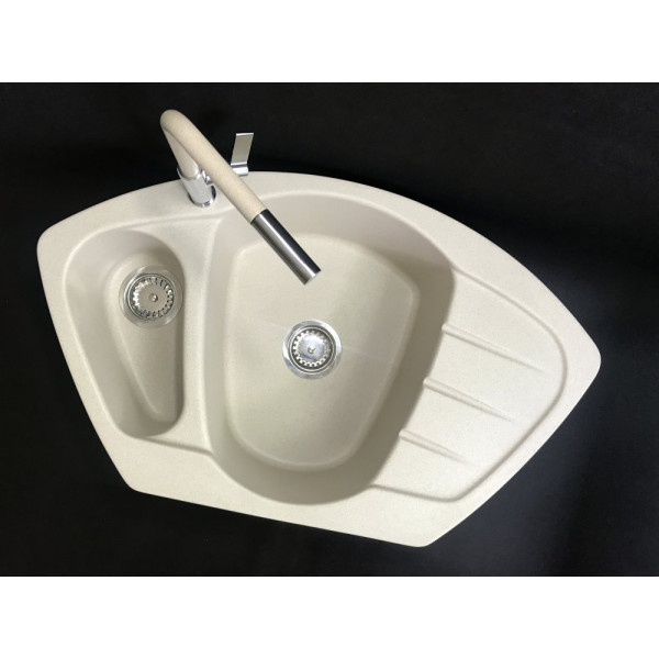Кухонна мийка GRANITAN COMPACT BEIGE бежева *