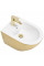Підвісне біде REA CARLO MINI GOLD WHITE