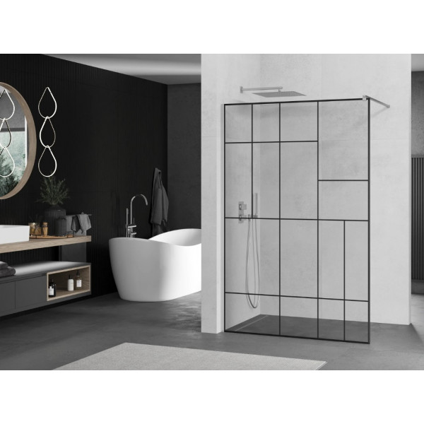 Душова стінка MEXEN KIOTO 120 LOFT-2 CHROME